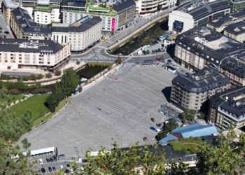 Aparcament del Parc Central. Foto: Comú d'Andorra la Vella