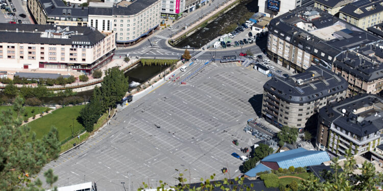 Aparcament del Parc Central. Foto: Comú d'Andorra la Vella