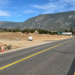 La carretera C-14 a l'altura del municipi d'Organyà.