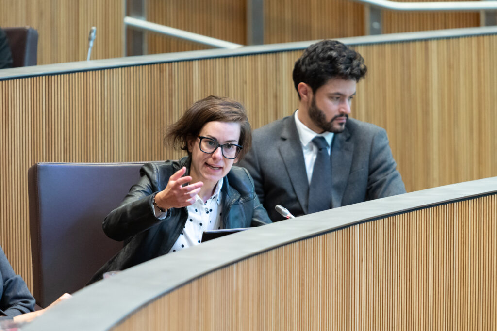 La consellera general de Concòrdia, Núria Segués. Foto: Consell General / Sergi Pérez