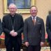 Espot, Baró i Àlvarez amb el secretari d'Estat de la Santa Seu, Pietro Parolin. Foto: Govern d'Andorra