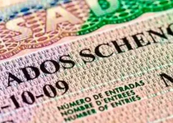 Imatge d'un visat Schengen. Foto: Google.
