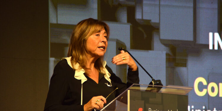 La ministra de Presidència, Economia, Treball i Habitatge, Conxita Marsol. Foto: R. S. (ANA)