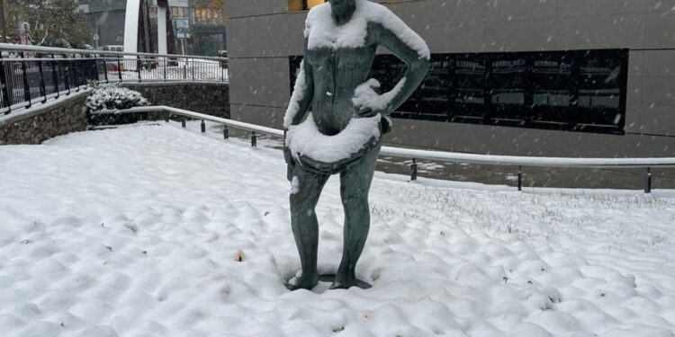 Nevada a Escaldes. Foto: ANA