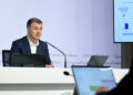 El ministre de Funció Pública i Transformació Digital, Marc Rossell, durant el balaç del programa. Foto: SFG