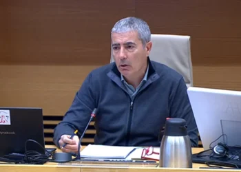 Joan Pau Miquel en la compareixença al Congrés. Foto: ACN.