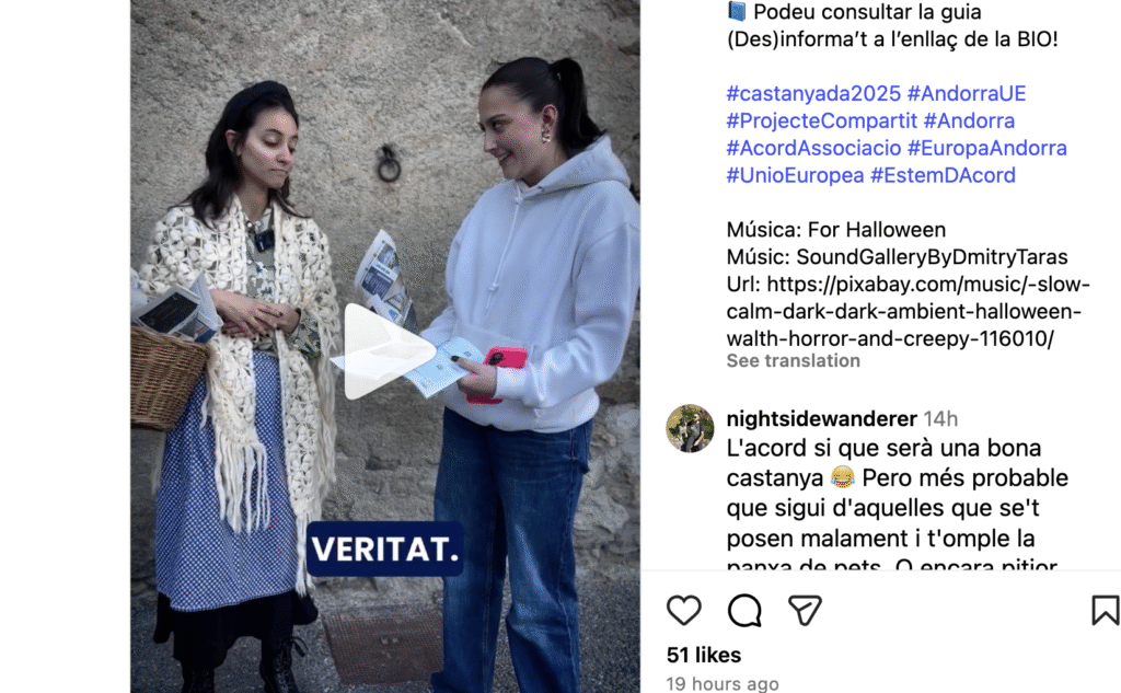Imatge del vídeo. Foto: Instagram.