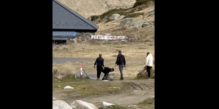 Iamtge del vídeo. Foto: X.