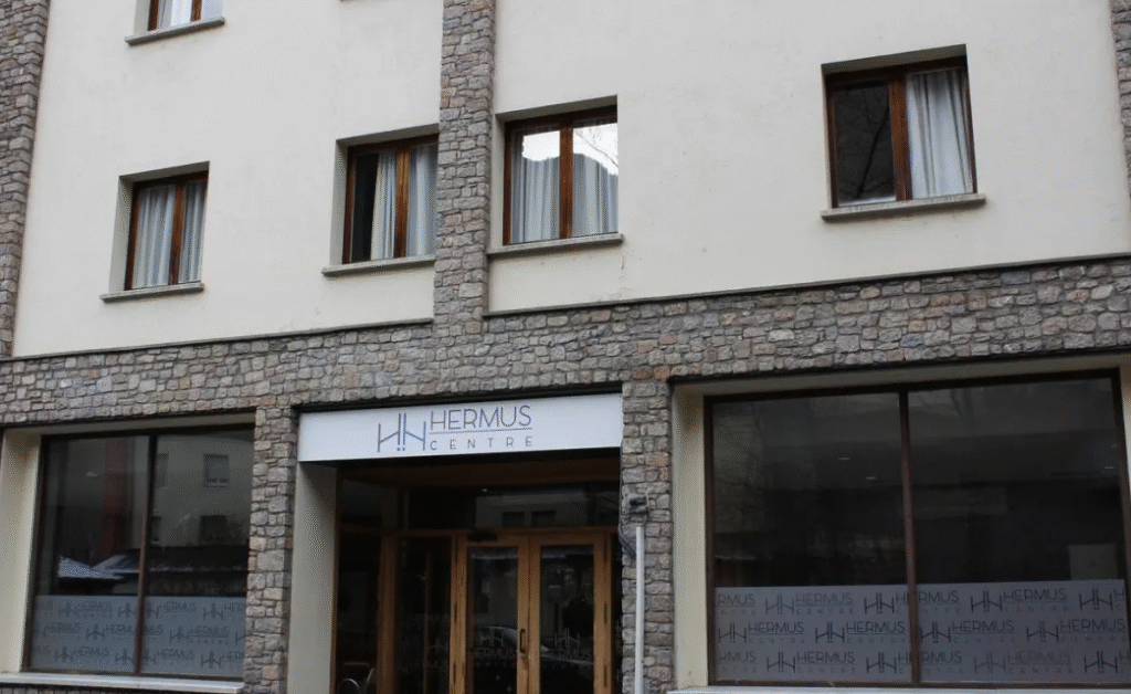 L'antic hotel Hermus d'Encamp.