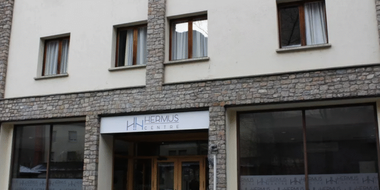 L'antic hotel Hermus d'Encamp.