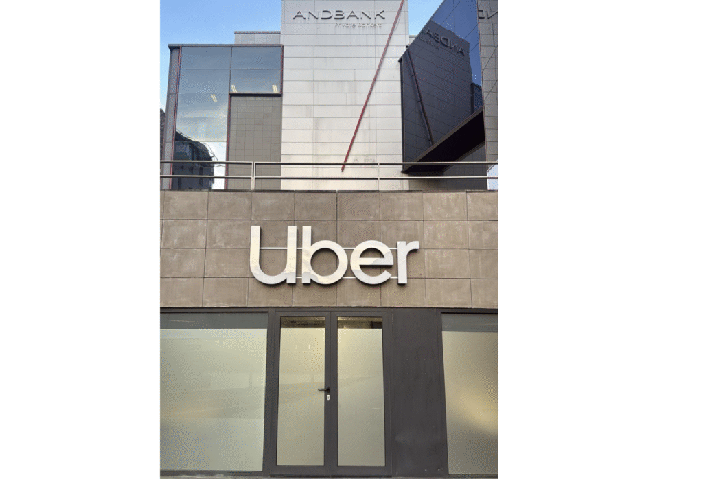 La seu d'Uber a Escaldes. Foto: T:G.