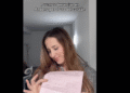 Imatge del vídeo on s'ensenya la denúncia: Foto: TikTok.
