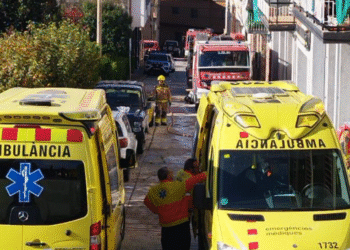 Mobilització d'efectius arran de la deflagració.