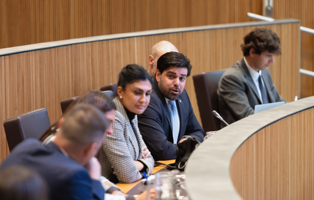 Els consellers del grup parlamentari d'Andorra Endavant.