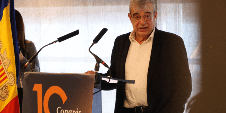 El nou president del partit, Ladislau Baró (Foto: M. R.).