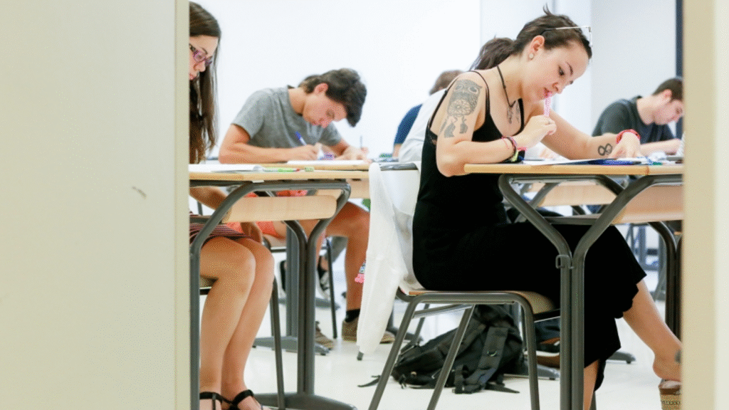 Exàmens de català. Foto: SFG