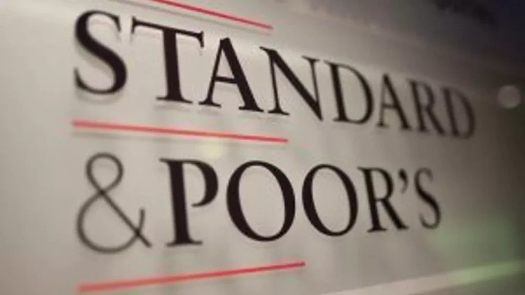 Imatge d'un rètol d'Standard and Poor's. Foto: Google.