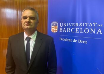 Isidre Bartumeu a la Universitat de Barcelona. Foto: Google.