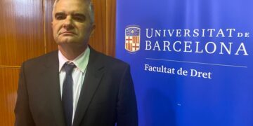 Isidre Bartumeu a la Universitat de Barcelona. Foto: Google.