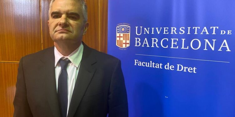 Isidre Bartumeu a la Universitat de Barcelona. Foto: Google.