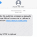 Alerta pel massiu intent de frau simulant una entrega no realitzada