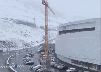 El vídeo que mostra el Pas de la Casa després de la nevada