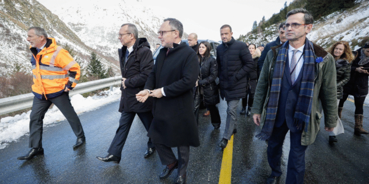 Les fotografies de la inauguració del paraallaus entre Andorra i l’Hospitalet