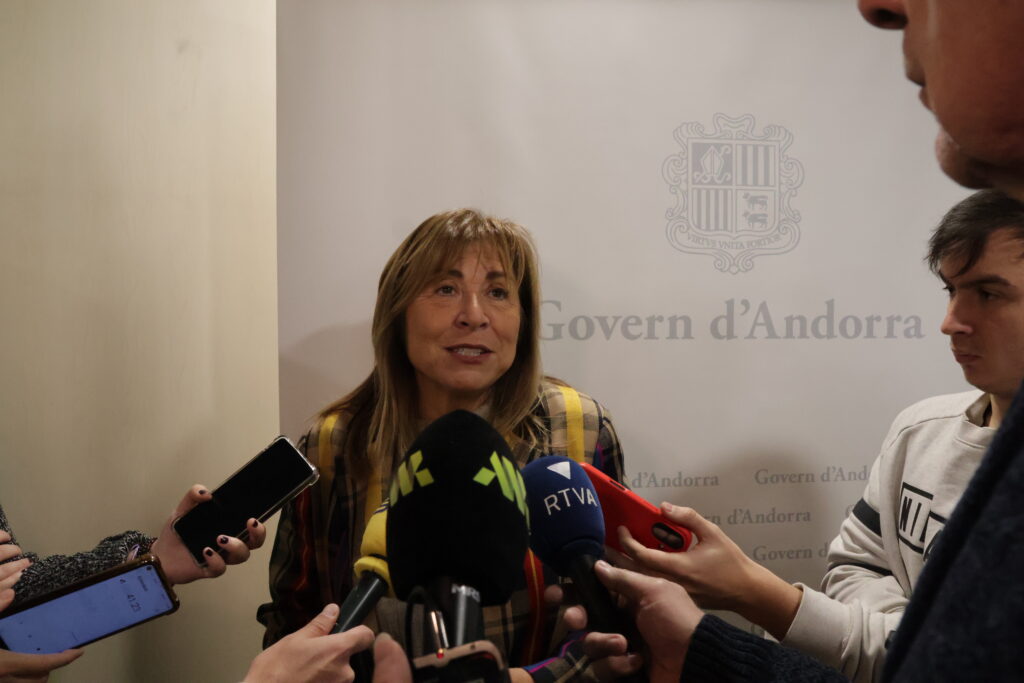 La ministra de Presidència, Economia, Empresa, Treball i Habitatge, Conxita Marsol. Foto: D. M. (ANA)