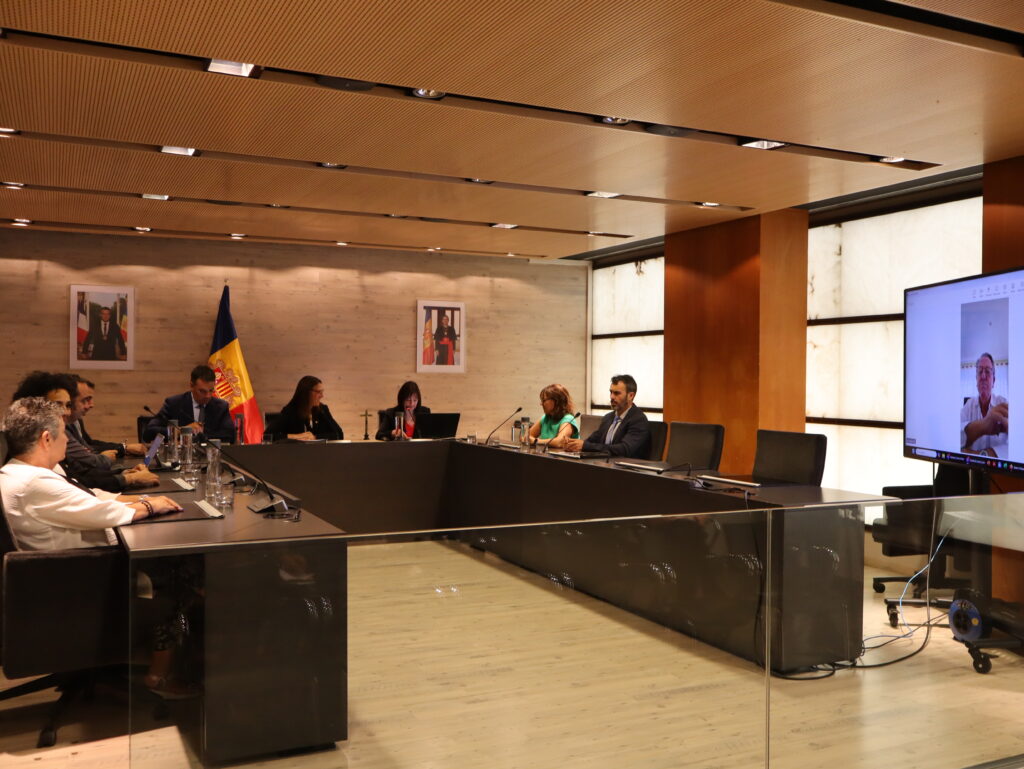 Sessió del consell de comú d'Ordino. Foto: ANA