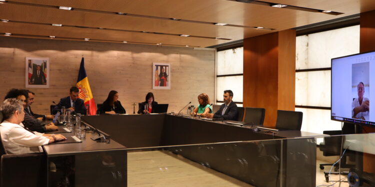 Sessió del consell de comú d'Ordino. Foto: ANA