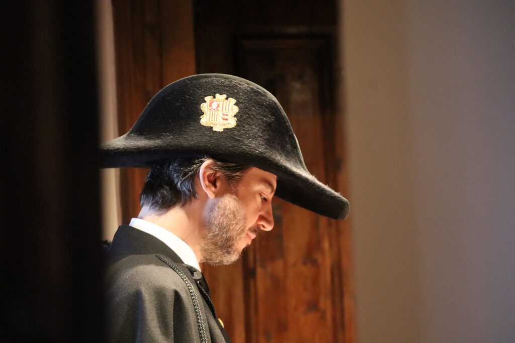 El síndic general, Carles Ensenyat, durant el discurs de Sant Tomàs. Foto: D. M. (ANA)