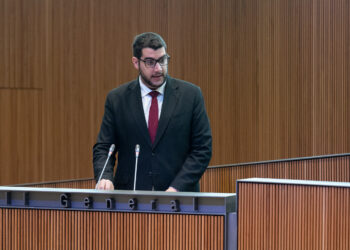 Pere Baró al Consell General. Foto: Consell General