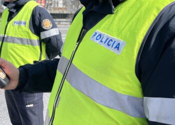 Un control d'alcoholèmia. Foto: Policia d'Andorra