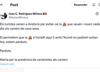 Captura de pantalla del post. Foto: X.