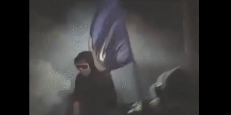 Imatge de la confrontació. Foto: X.