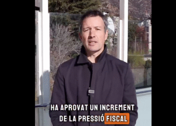 David Astrié en un moment del vídeo.
