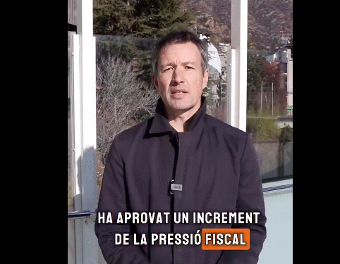 David Astrié en un moment del vídeo.