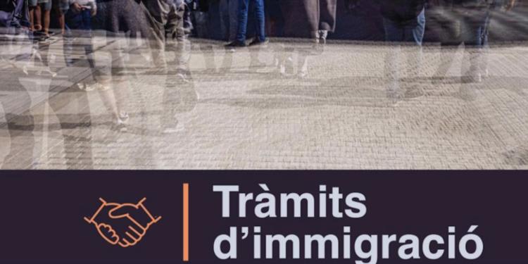 Imatge de la pàgina de tràmits d'immigració. Foto: Govern.