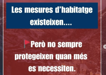 La publicació a les xarxes de la Coordinadora.