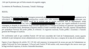 Imatge del document de rebuig. Foto: X Wall Street Wolverine.