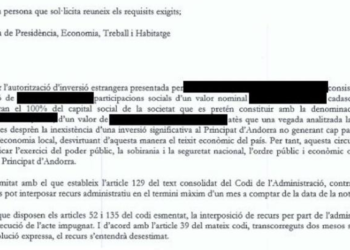 Imatge del document de rebuig. Foto: X Wall Street Wolverine.