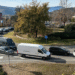 Cues a la rotonda de la Seu que connecta amb Andorra.