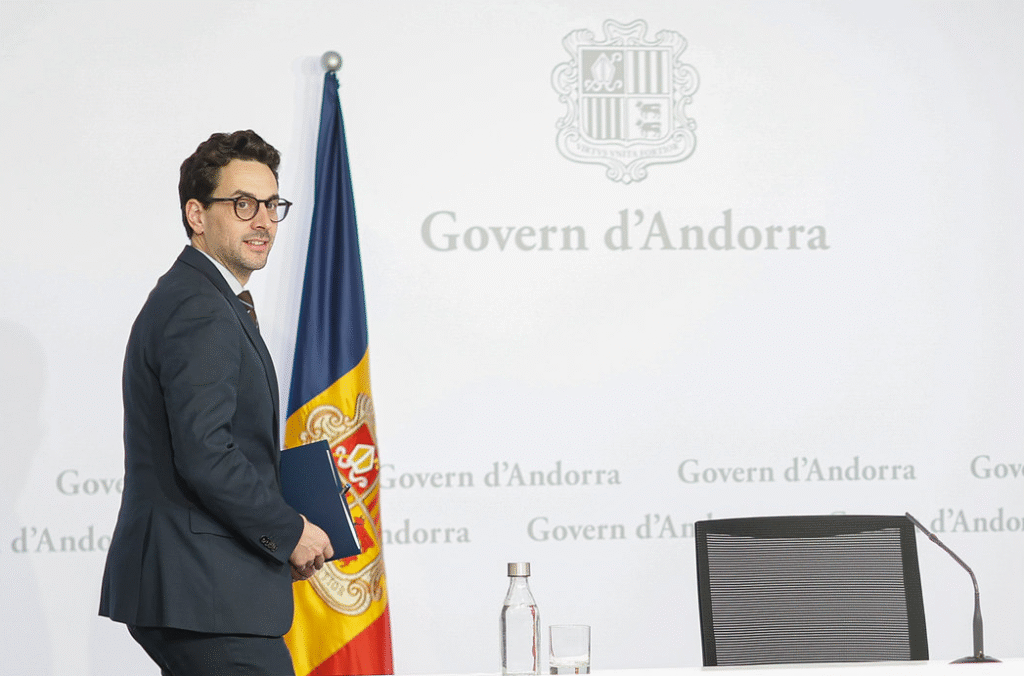 Guillem Casal, ministre portaveu del Govern d'Andorra.