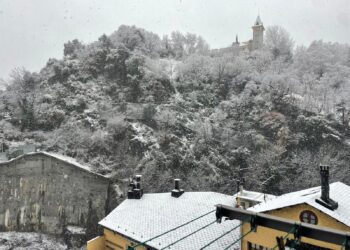 La nevada a Escaldes. Foto: ANA