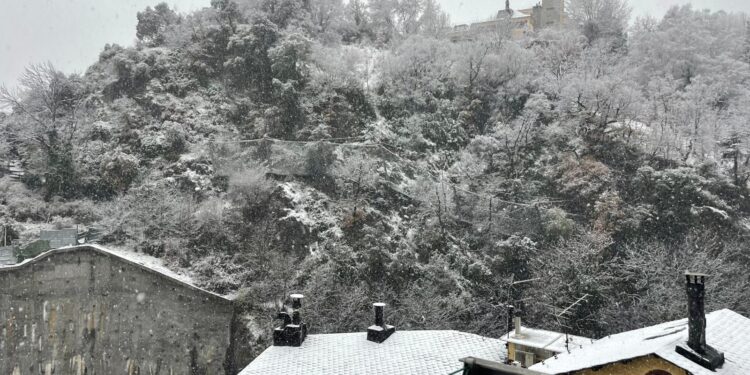 La nevada a Escaldes. Foto: ANA