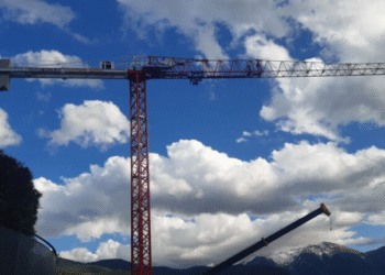 Una grua a Andorra