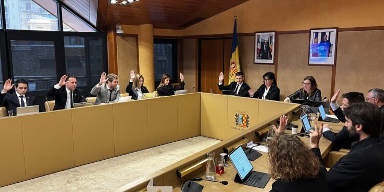 El ple del consell de comú de la Massana. Foto: Comú de la Massana