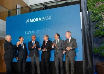 Inauguració de la reforma de la seu de MoraBanc. Foto: EP.