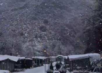 El vídeo de la nevada a la Farga de Moles per Nadal