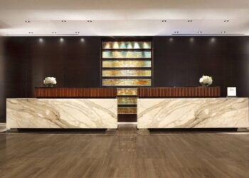 Els fets van passar en la recepció d'un hotel. Foto: Google.